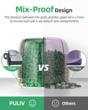 PULIV material apto para alimentos, libre de BPA.