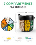 PULIV diseño anti-mezcla evita confusiones al verter pastillas.