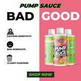 Pump Sauce escena de gimnasio mostrando bombeo y rendimiento sostenido.