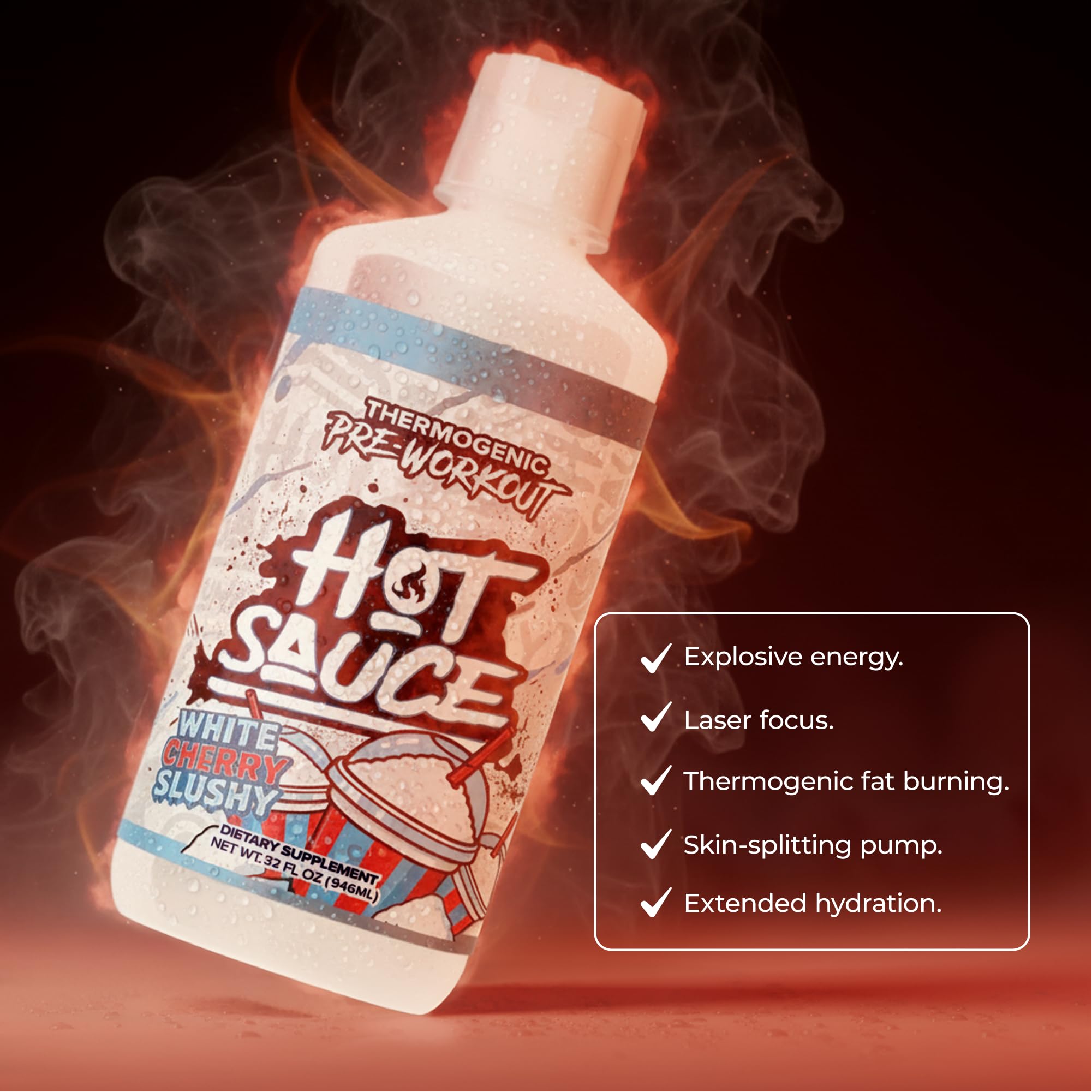 Pump Sauce cafeína y Cognizin proporcionan foco y energía sostenida.