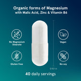 Dosis diaria de Puori Magnesium Complex para rutina nocturna.