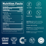Puori PW1 con cacao orgánico y azúcar de palma de coco.