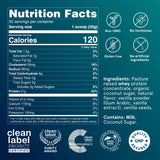 Puori PW1 Ingredientes naturales, fórmula limpia sin aditivos.
