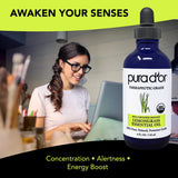 PURA D'OR Lemongrass, difusor aromático para relajación y claridad mental.