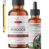 Pura Herba: botella con cuentagotas de bardana para uso diario.