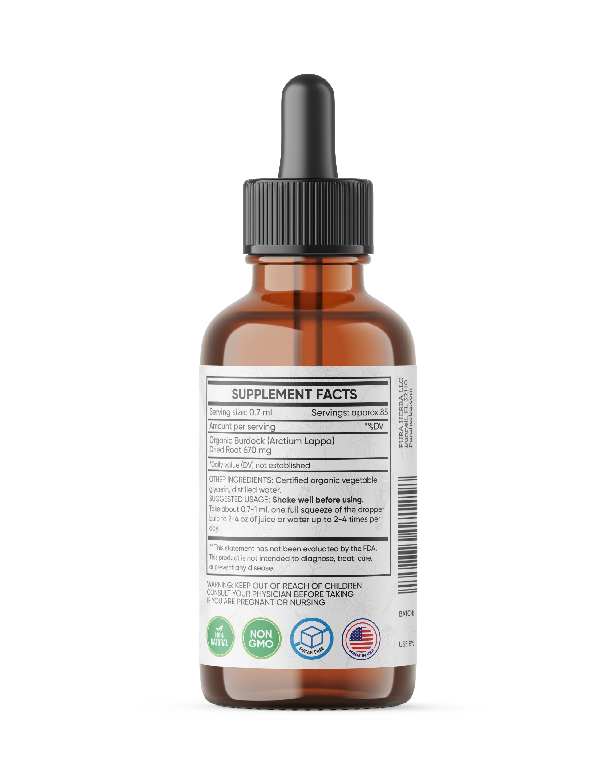 Pura Herba Bardana: uso diario en tu estilo de vida saludable.