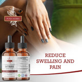 Resina de mirra orgánica de Pura Herba para cuidado natural.