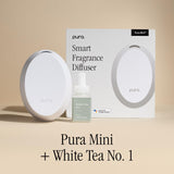 Pura Mini detecta automáticamente el vial para una experiencia sin complicaciones.