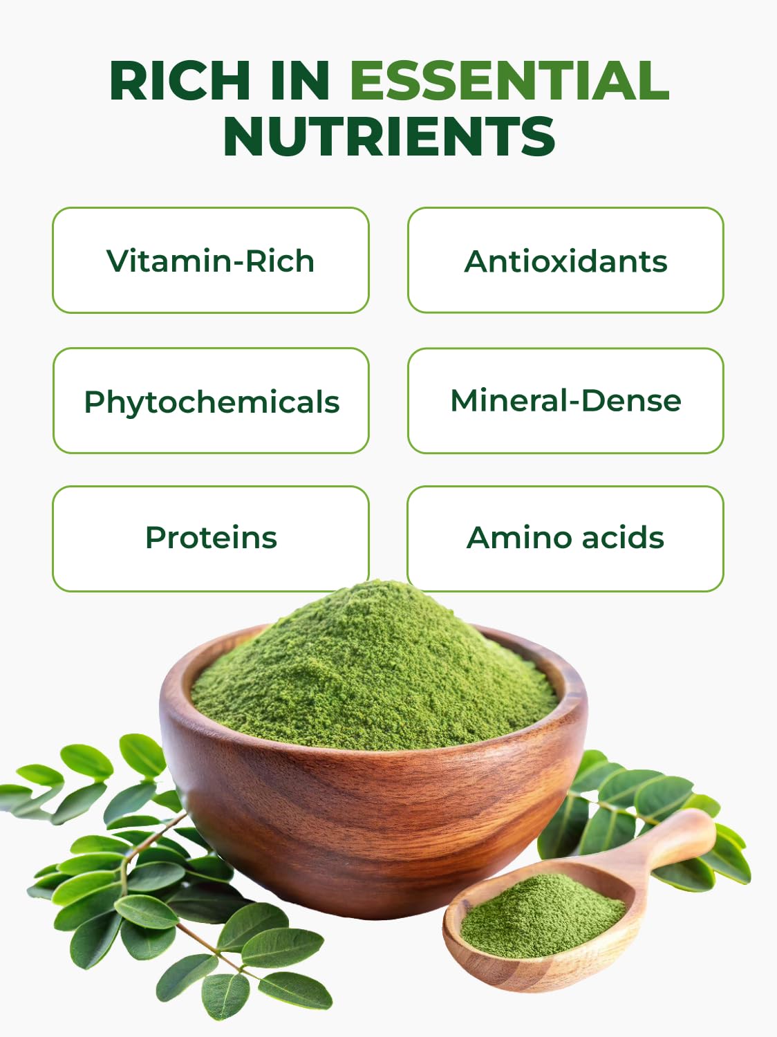 PURA VIDA MORINGA: preparado para té y bebidas relajantes.