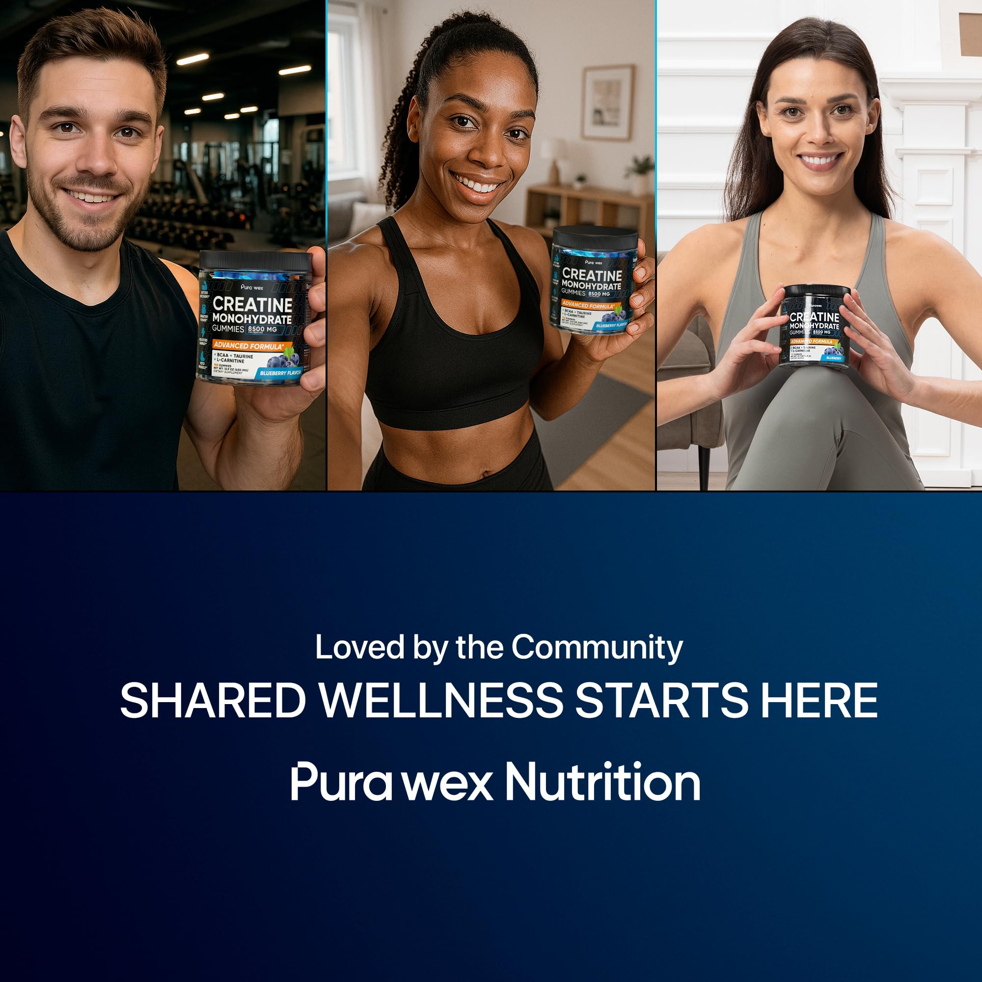 Presentación de 120 gominolas PURA WEX para entrenar