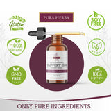 Pura Herba Olmo Resbaladizo: Etiqueta clara y natural que inspira confianza.