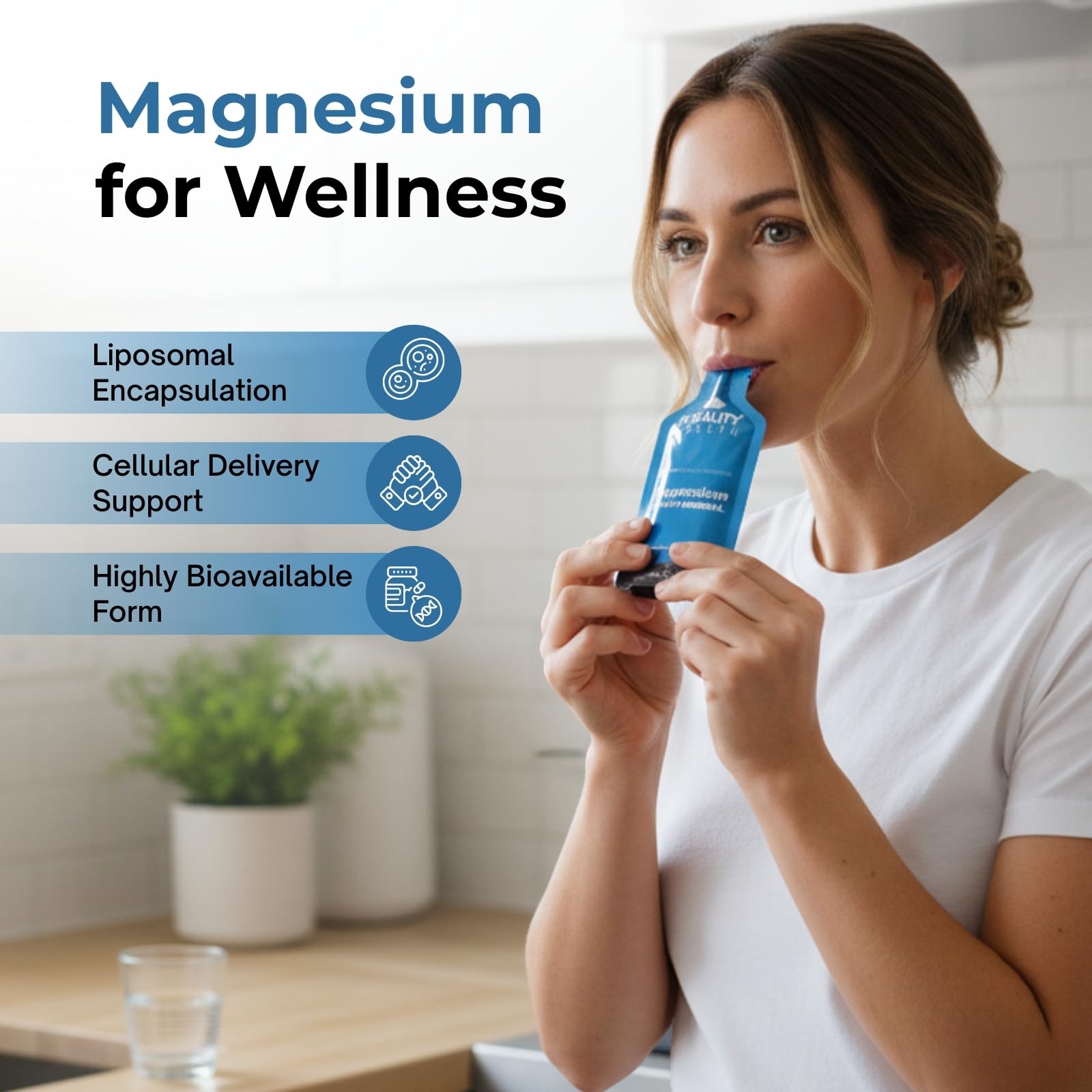 PURALITY HEALTH Etiqueta Producto: marca visible para confianza.