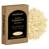 PURANGURU Kashi Vibhuti Powder, polvo de 50 g, aroma fragante para rituales.