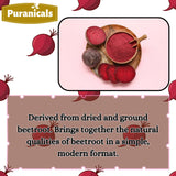 Puranicals Beet Premium etiqueta en frasco sellado para seguridad.
