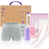 PurComfy kit postparto visto en conjunto para uso cómodo diario.