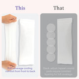 PurComfy protectores enfriantes perineales, puede refrigerarse para mayor frescura.