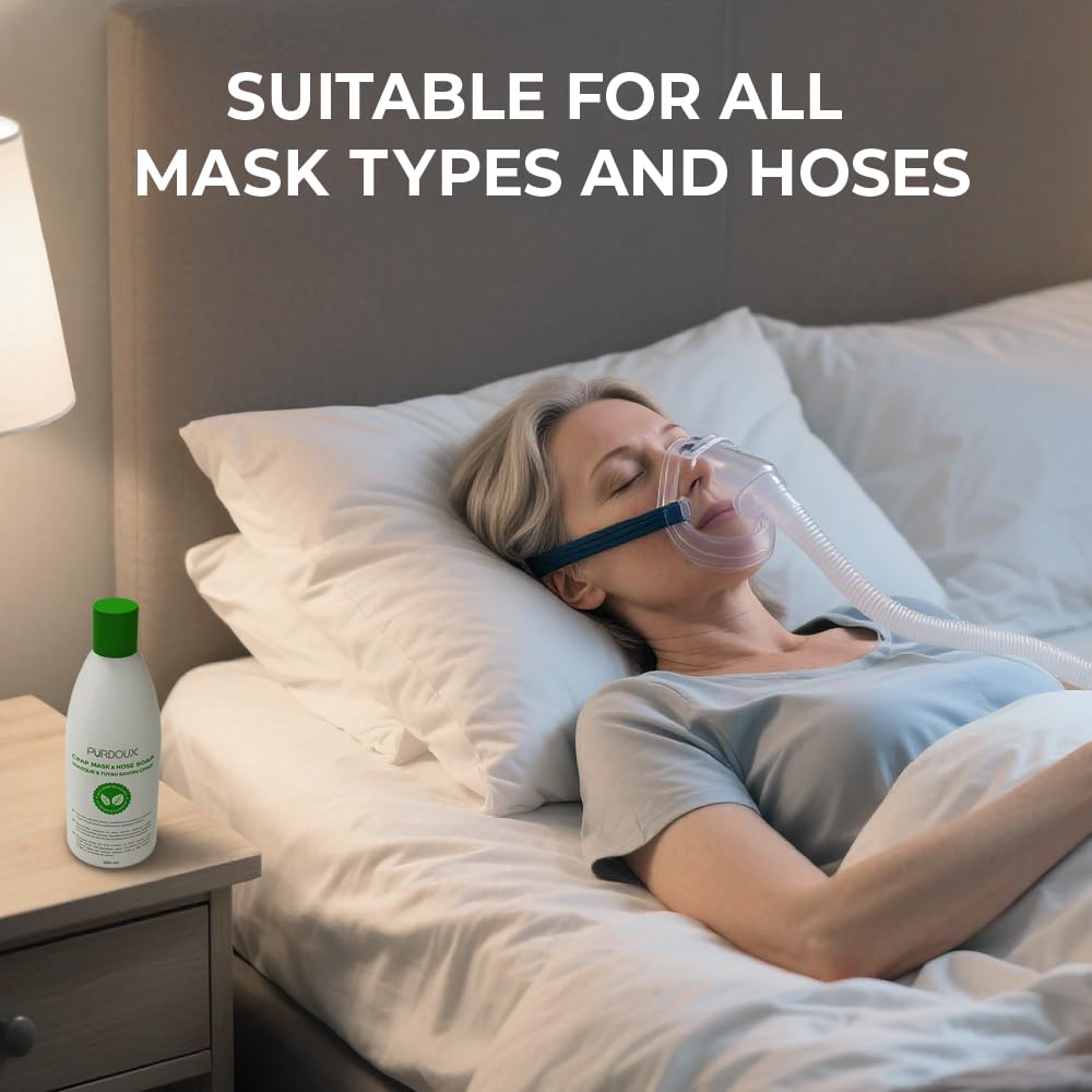 Purdoux CPAP JABÓN TE VERDE MENTA: aroma suave y limpieza eficaz.