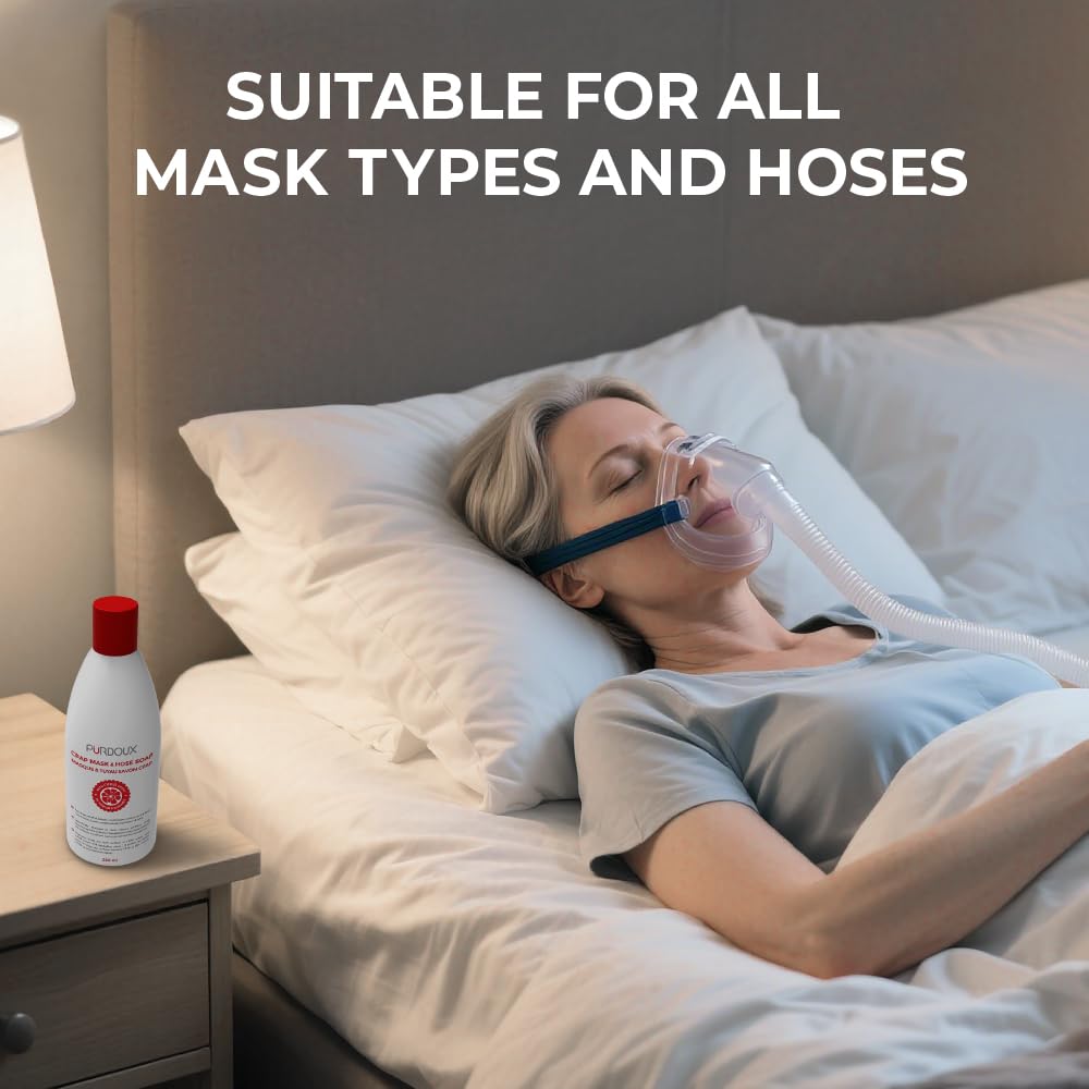 Purdoux CPAP uso diario, higiene de mascaras y mangueras.