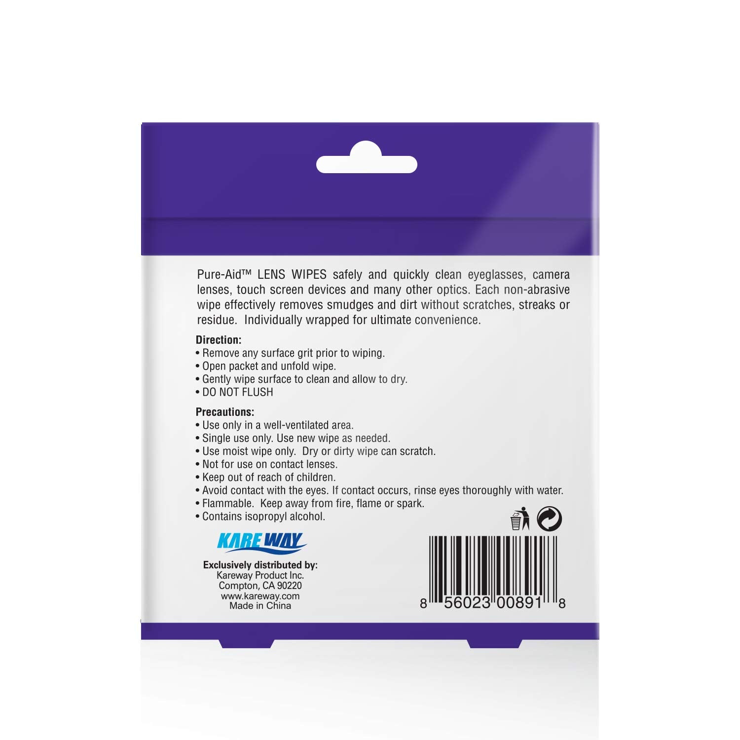 Pure-Aid para uso diario en gafas y cámaras