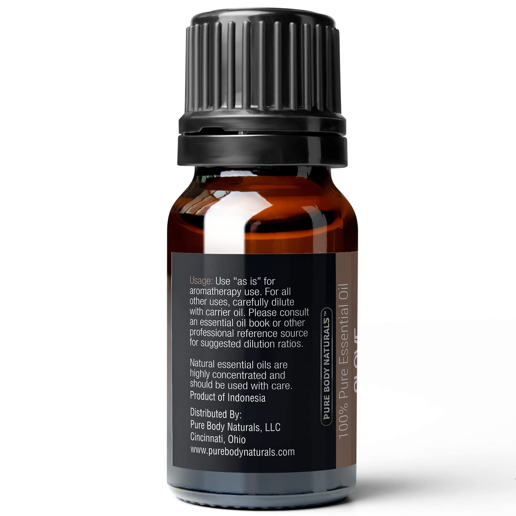 Pure Body Naturals aceite de clavo respaldado por prueba de laboratorio