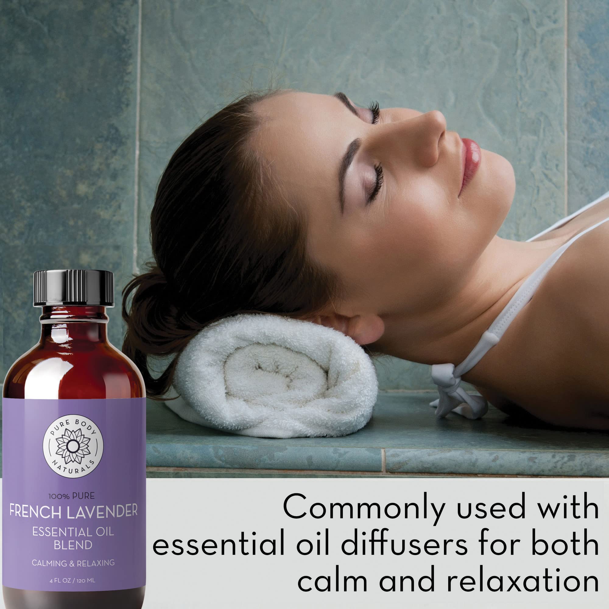 Aroma de lavanda francesa en difusor para relajación y ambiente agradable.