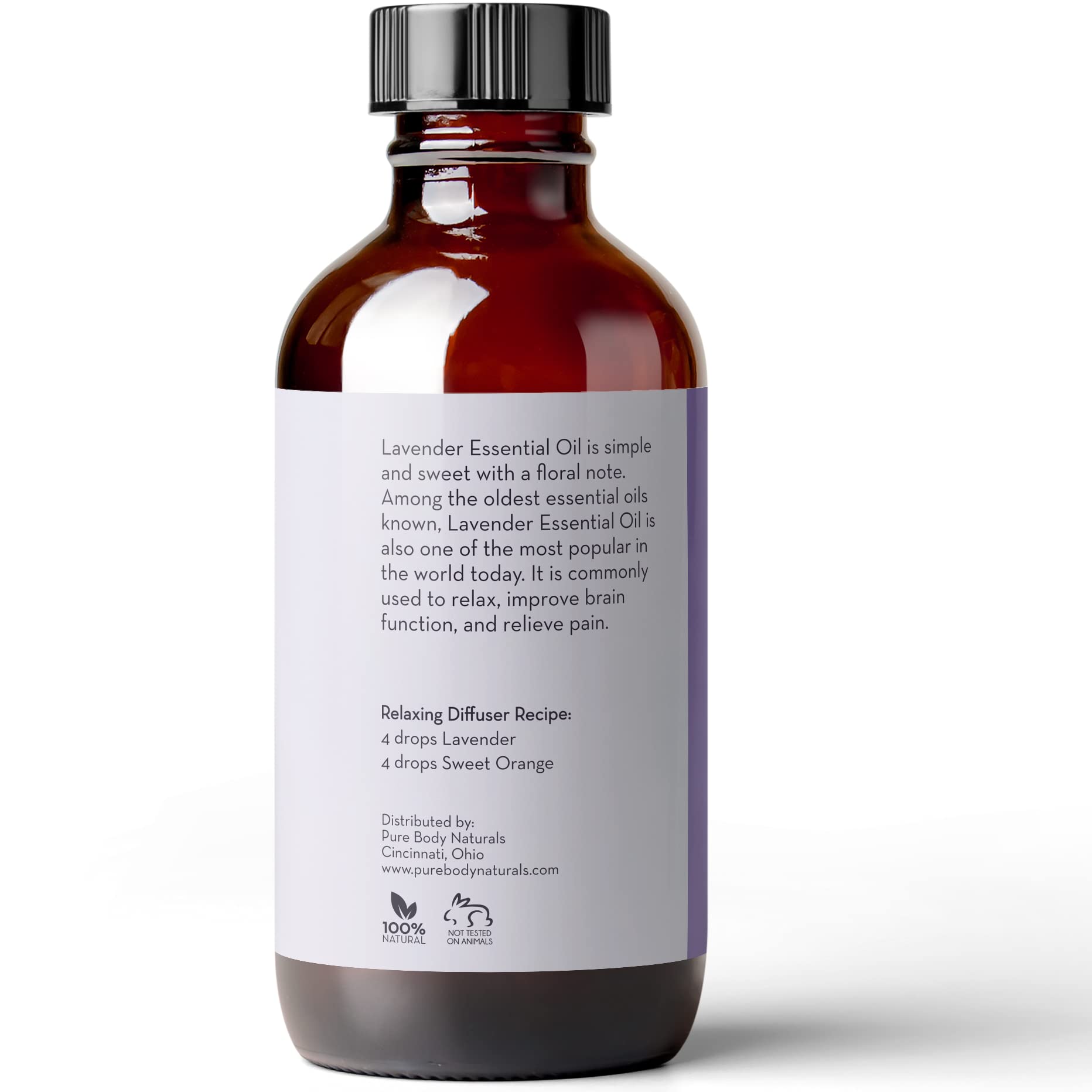 Lavanda francesa de Pure Body Naturals para jabones caseros y cosméticos DIY.
