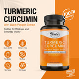 Cápsulas Pure By Nature Curcumina 10 mg para uso diario.