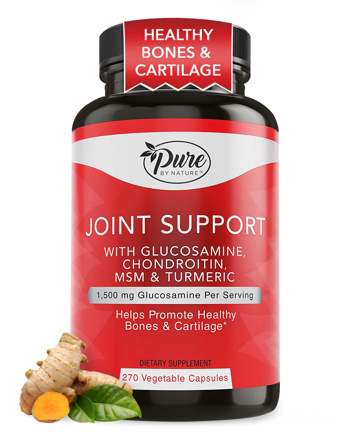 Pure By Nature Joint Support: botella de cápsulas para apoyar la movilidad articular.