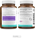 PURE CO Suplemento hongo Melena de León, fácil de tomar y neutro.