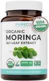Pure Co Moringa cápsulas 500mg, potencia diaria para tu rutina.
