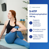 Cápsulas de Pure Encapsulations 5-HTP dentro de la caja para dosis diarias