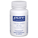 Pure Encapsulations 7-Keto DHEA, botella, apoyo metabólico para el día