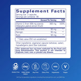 Pure Encapsulations Acerola/Flavonoid: etiqueta frontal que resalta la fuente de vitamina C.