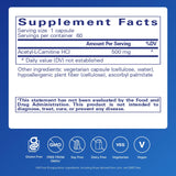 Pure Encapsulations Acetyl-L-Carnitine 500 mg, cápsulas, impulso suave para enfoque diario
