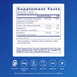 Pure Encapsulations ácido ascórbico amortiguado etiqueta clara, facilita revisar ingredientes