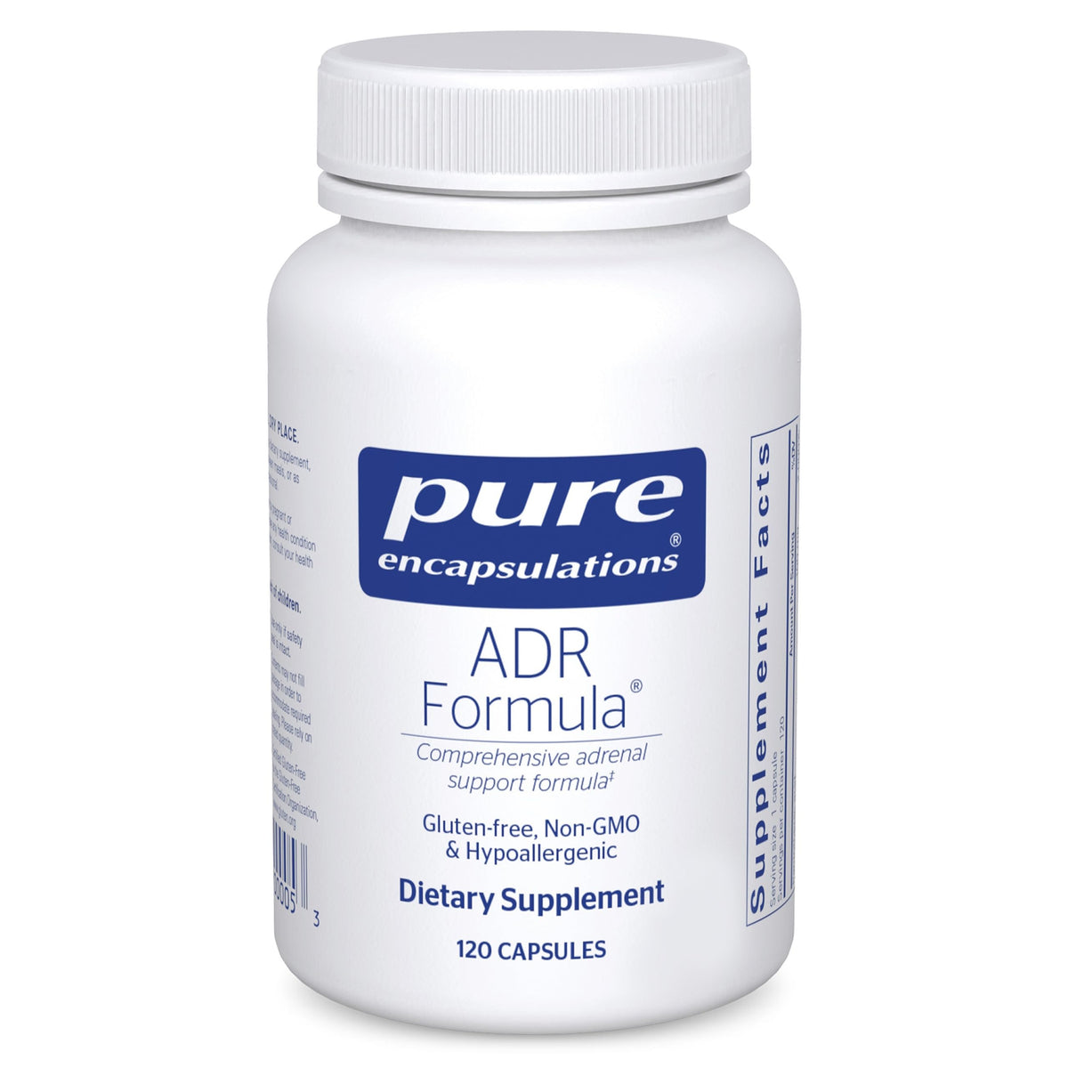 ADR Formula de Pure Encapsulations: botella de 120 cápsulas, posible apoyo inmunológico y suprarrenal