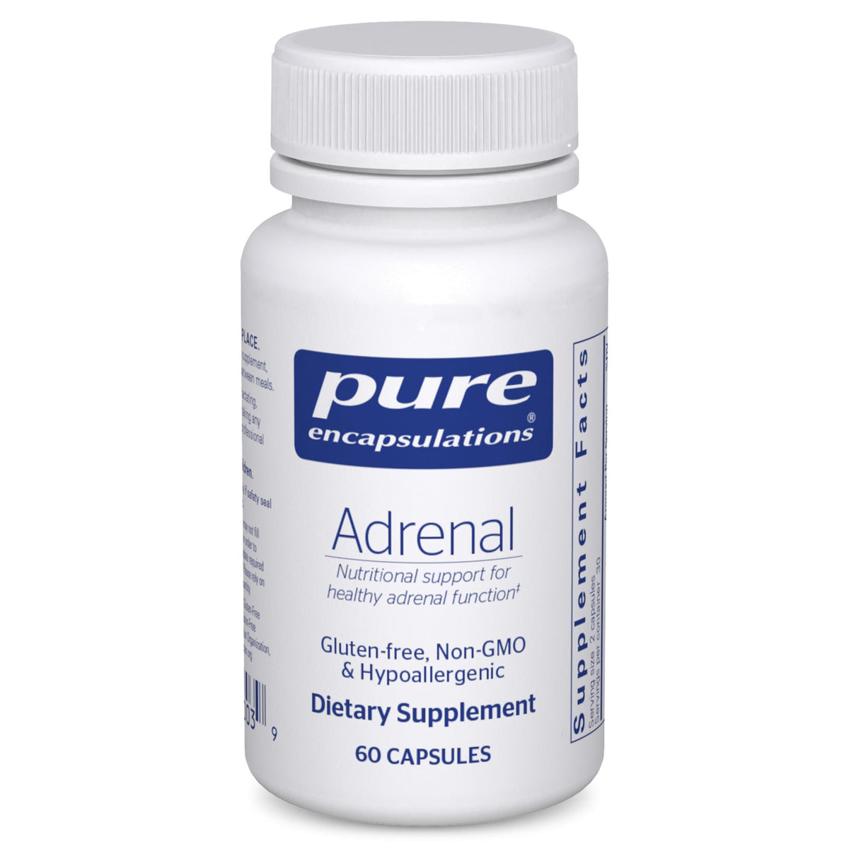 Pure Encapsulations Adrenal Cortex: cápsulas para uso diario y apoyo a la función adrenal.