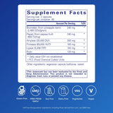 Pure Encapsulations A.I. Enzimas etiqueta frontal que muestra origen vegetal de ingredientes.