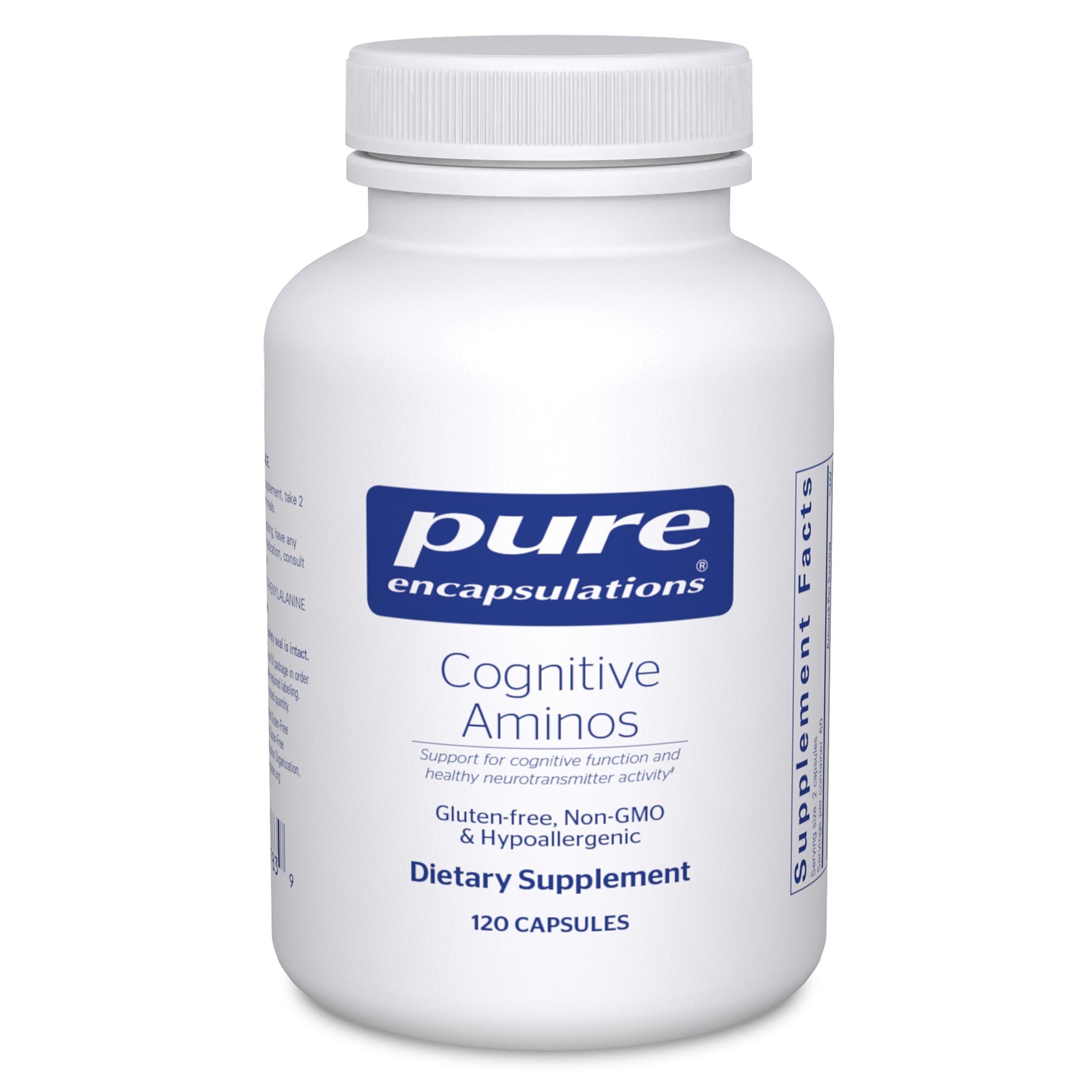 Pure Encapsulations Aminoácidos Cognitivos: cápsulas para apoyo cognitivo diario.