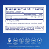 Pure Encapsulations Ascorbyl Palmitate, cápsulas en mano para uso diario y apoyo a la salud