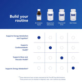 Pure Encapsulations B-Complex Liquid, aroma suave y sabor ligero para energía sostenida.