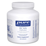 Pure Encapsulations BCAA cápsulas: equilibrio y vertido suave desde la botella para entrenar.