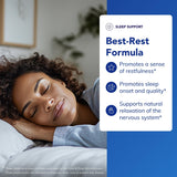 Pure Encapsulations Best-Rest Formula, cápsulas, fórmula vegana y libre de OGM.