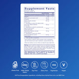 Pure Encapsulations Best-Rest Formula, etiqueta detallada, información clara de ingredientes sin alérgenos.