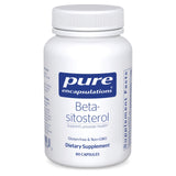 Pure Encapsulations Beta-Sitosterol: botella de cápsulas, posible apoyo para flujo urinario