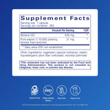 Pure Encapsulations Betaína HCl Pepsina, etiqueta detallada con uso recomendado.