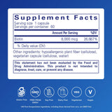 Pure Encapsulations Biotina 8 mg – cápsulas, uñas más fuertes y menos quiebre