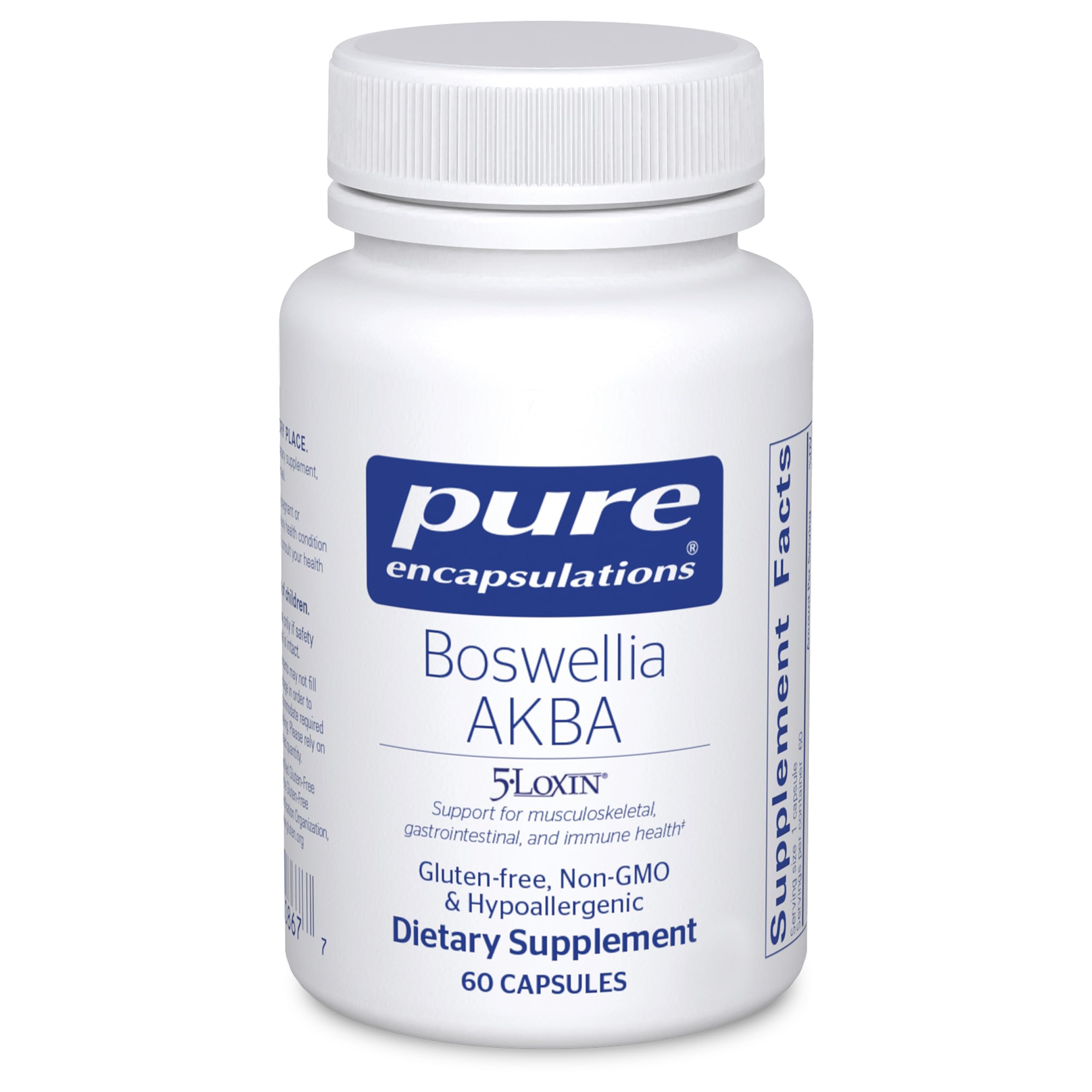 Pure Encapsulations Boswellia AKBA articulaciones: apoyo a la movilidad diaria.