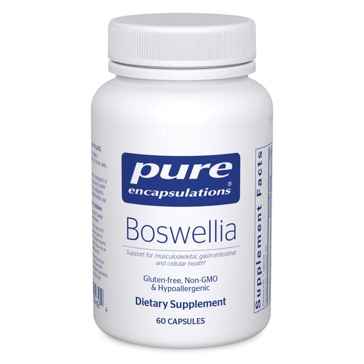 Pure Encapsulations Boswellia: cápsula para articulaciones, posible apoyo a la movilidad diaria.
