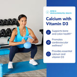 Cápsulas de Pure Encapsulations calcio con vitamina D3 para uso diario.